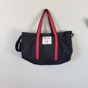True Religion Black and Red  Duffel Bag